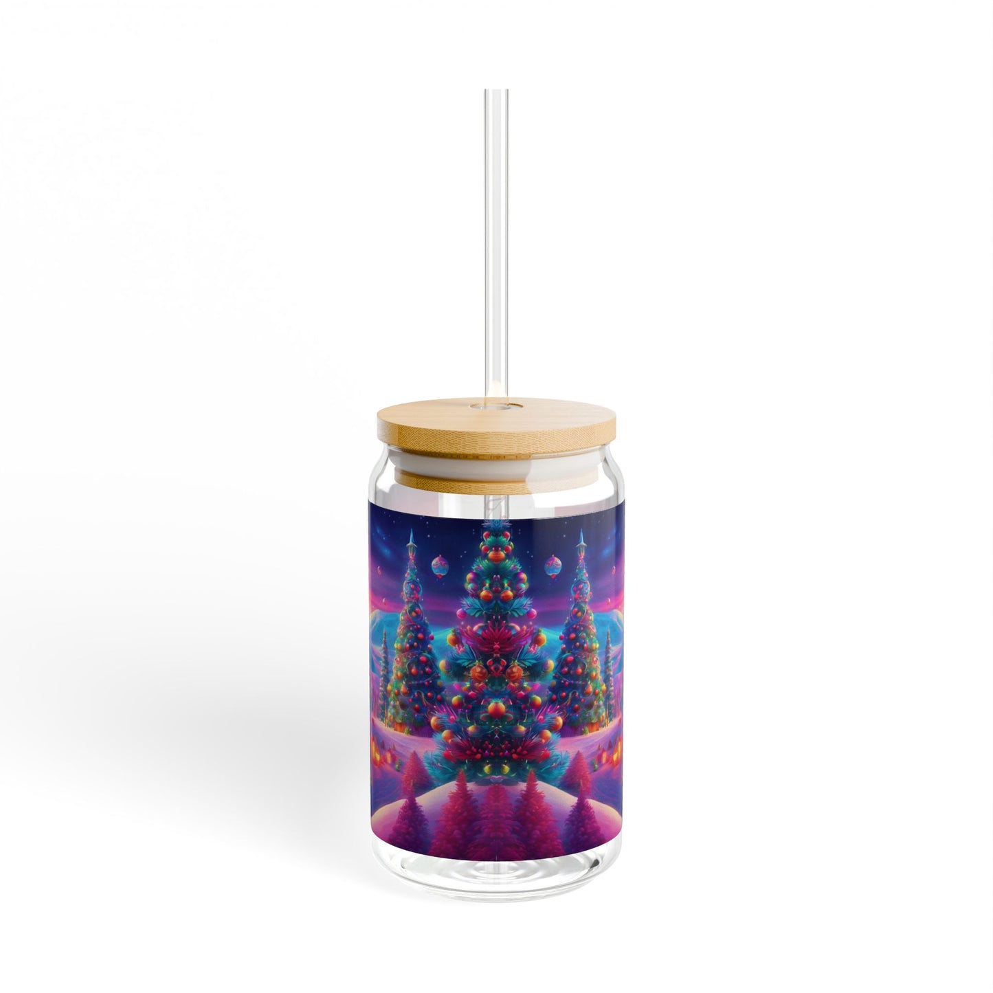 Christmas Magical Nights Sipper Glass, 16oz