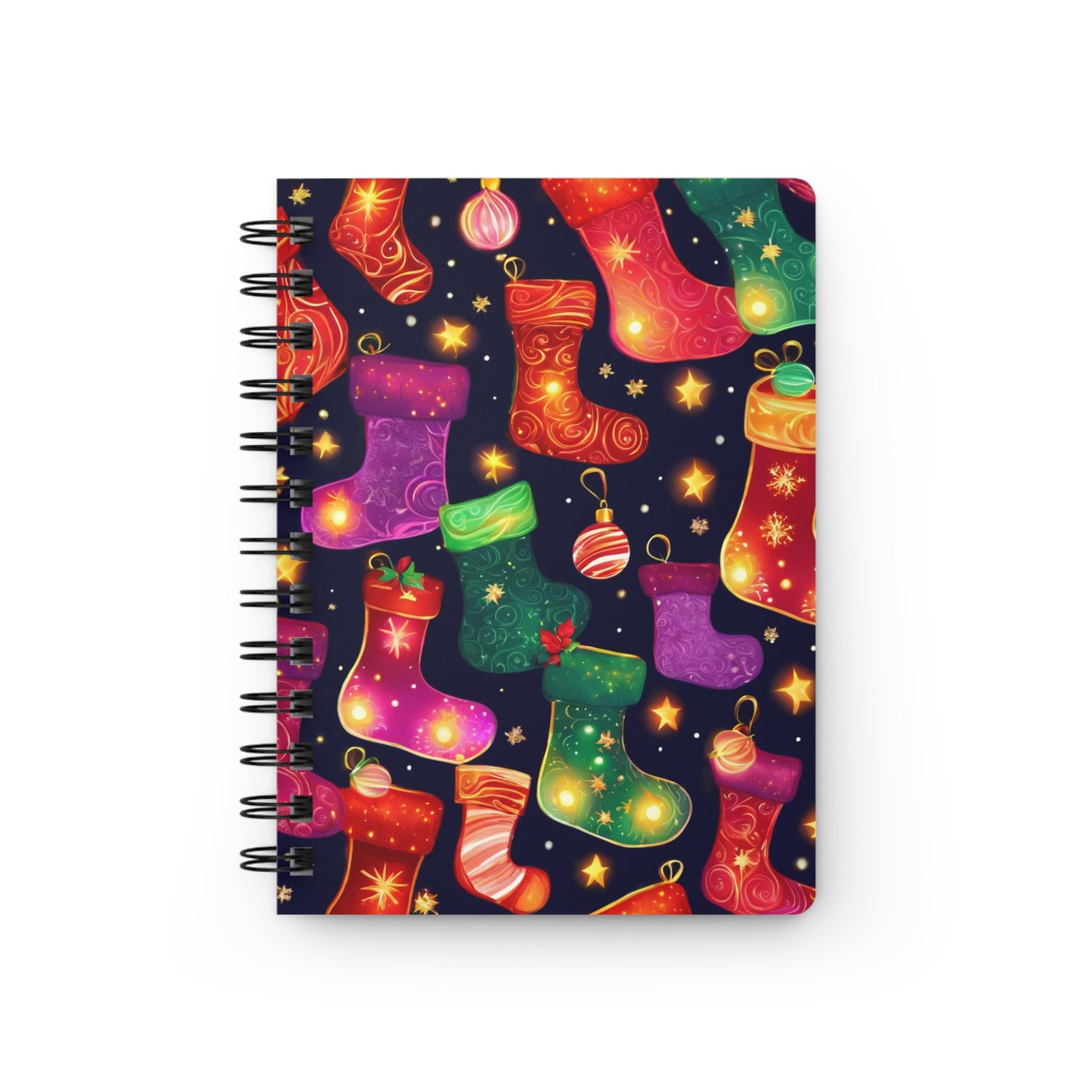 Christmas Spiral Bound Journal
