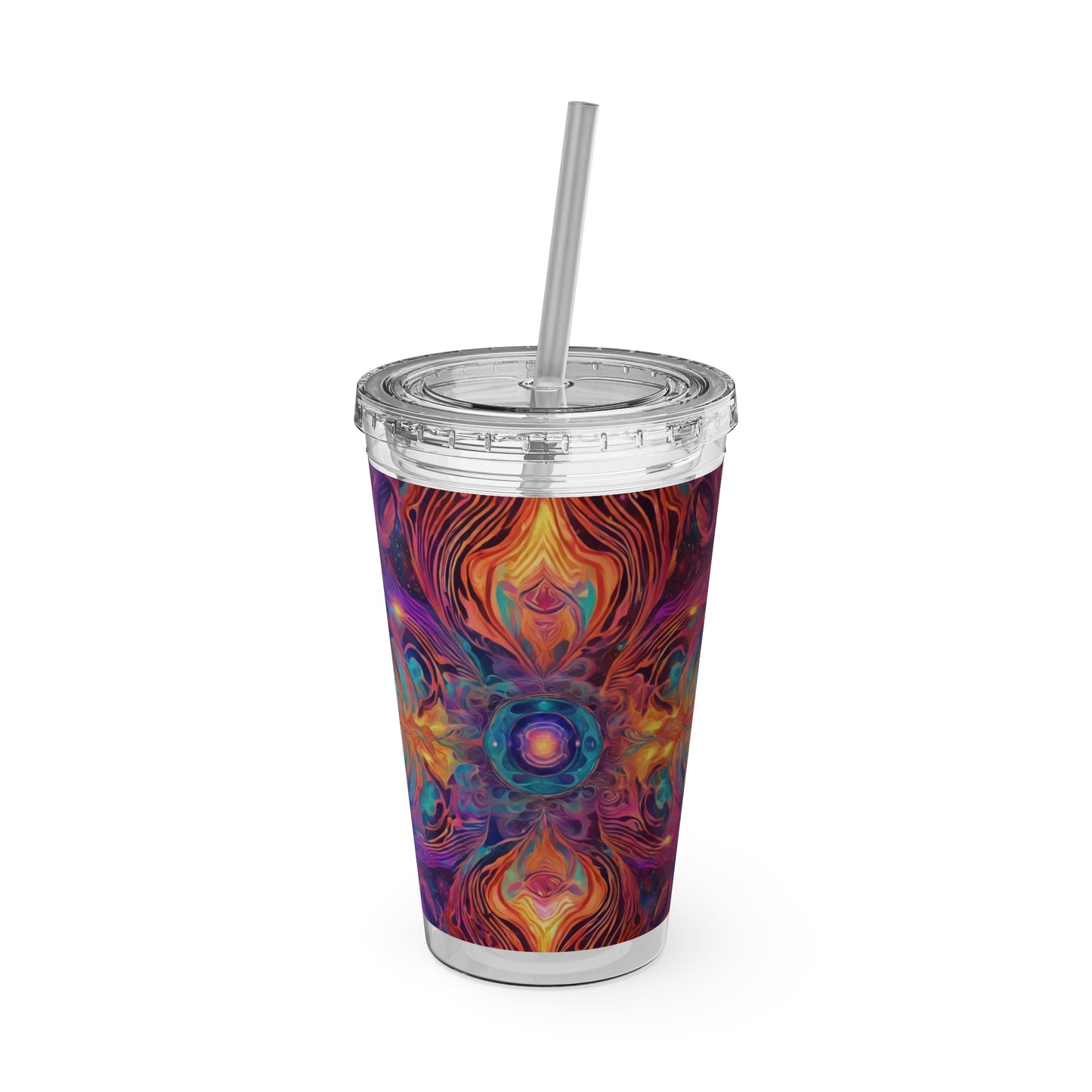 Sunsplash Tumbler with Straw, 16oz