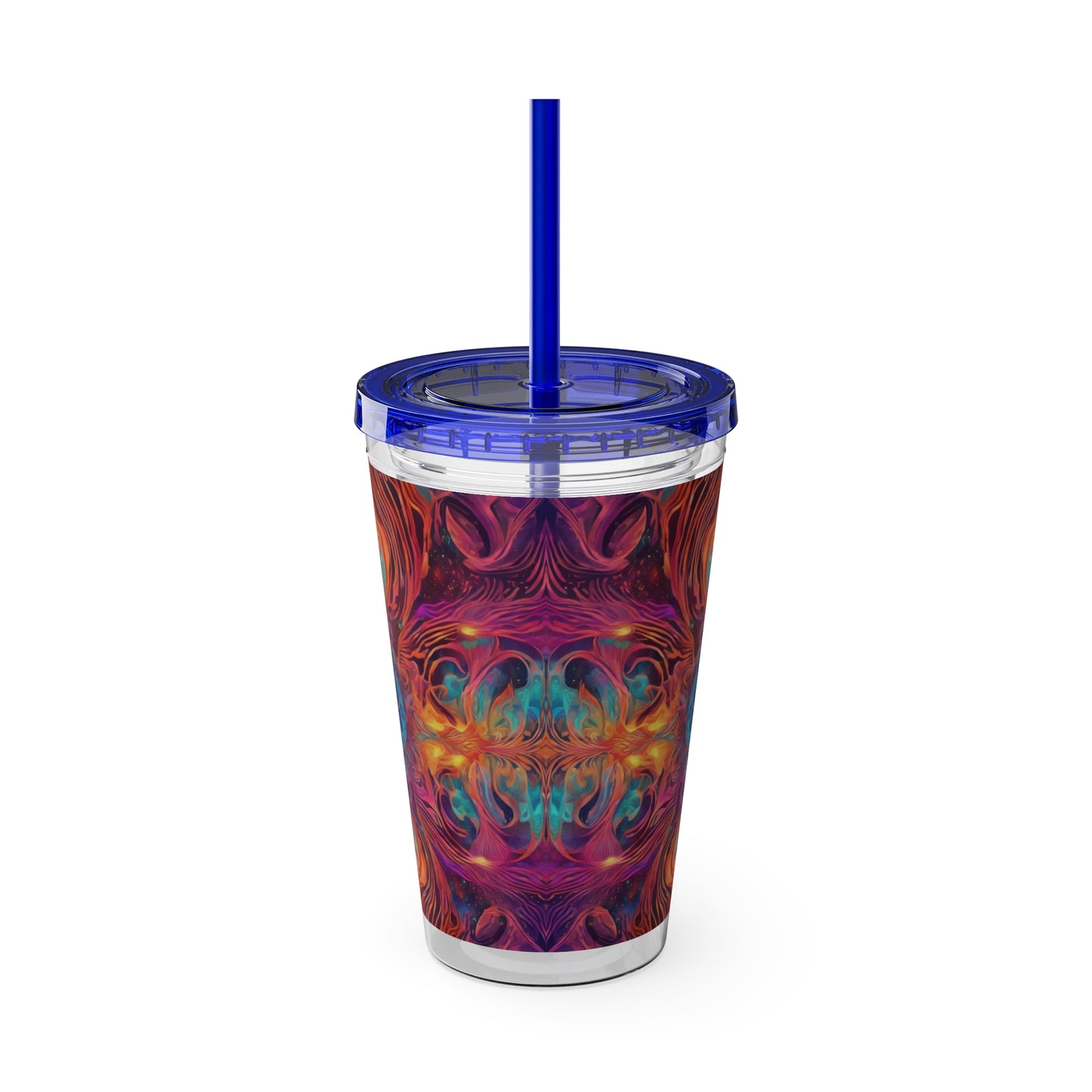 Sunsplash Tumbler with Straw, 16oz