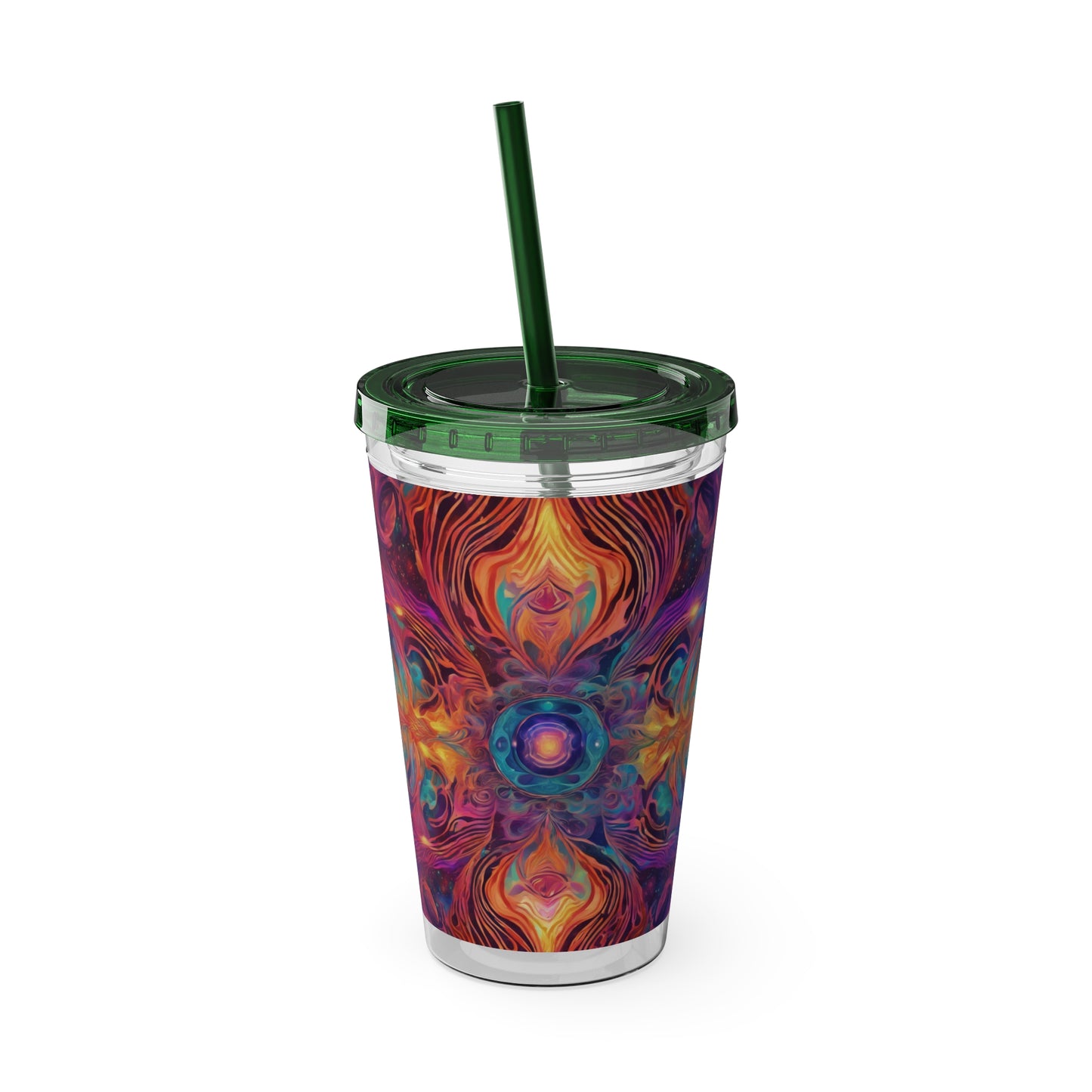 Sunsplash Tumbler with Straw, 16oz
