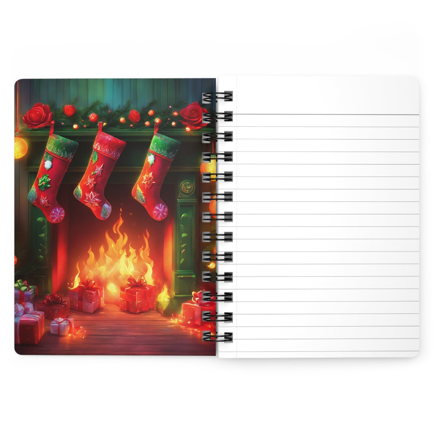 Christmas Spiral Bound Journal