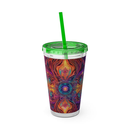 Sunsplash Tumbler with Straw, 16oz