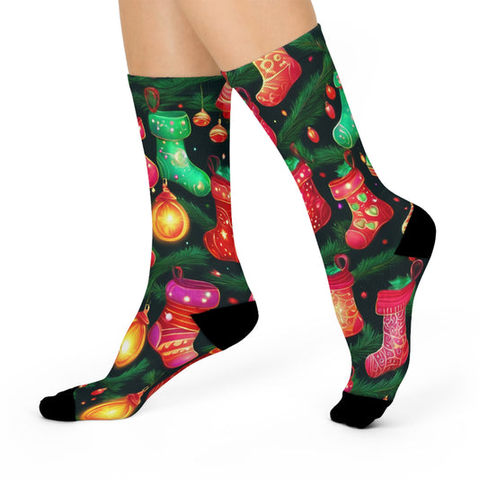 Christmas Cushioned Crew Socks