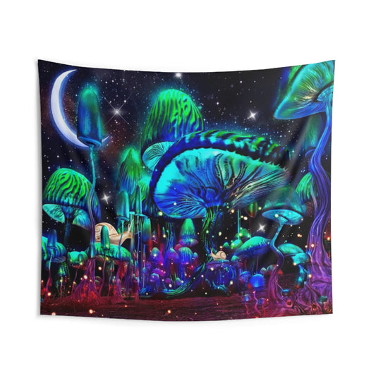 Psychedelic Mushroom Wall Tapestry - Dreamy Indoor Decor