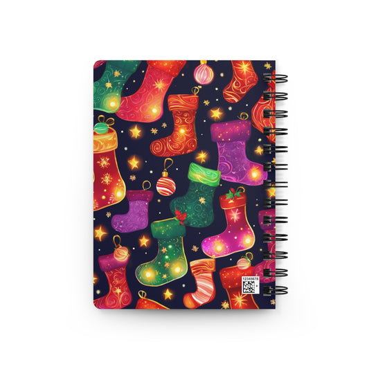 Christmas Spiral Bound Journal
