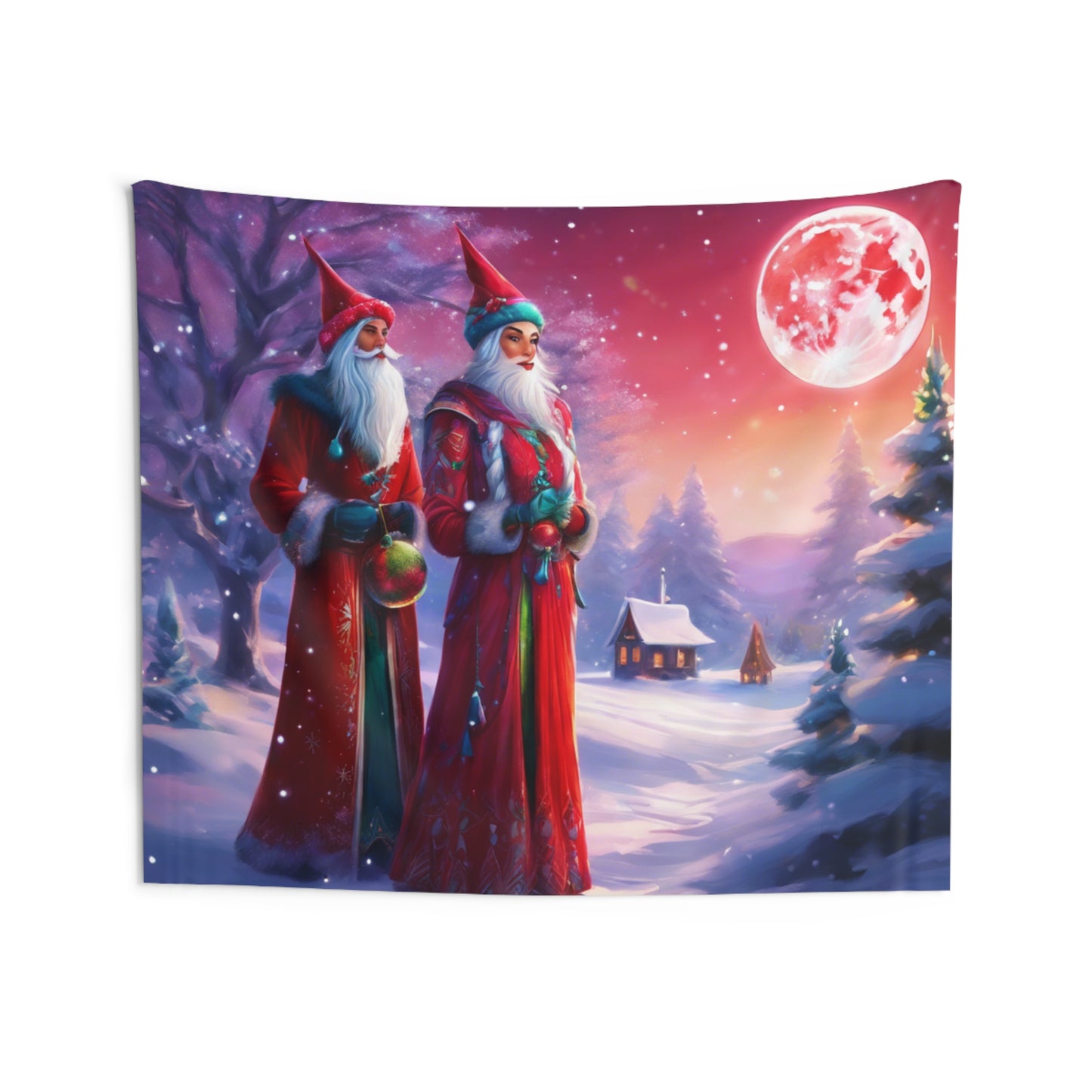 Christmas Elves Wall Tapestry