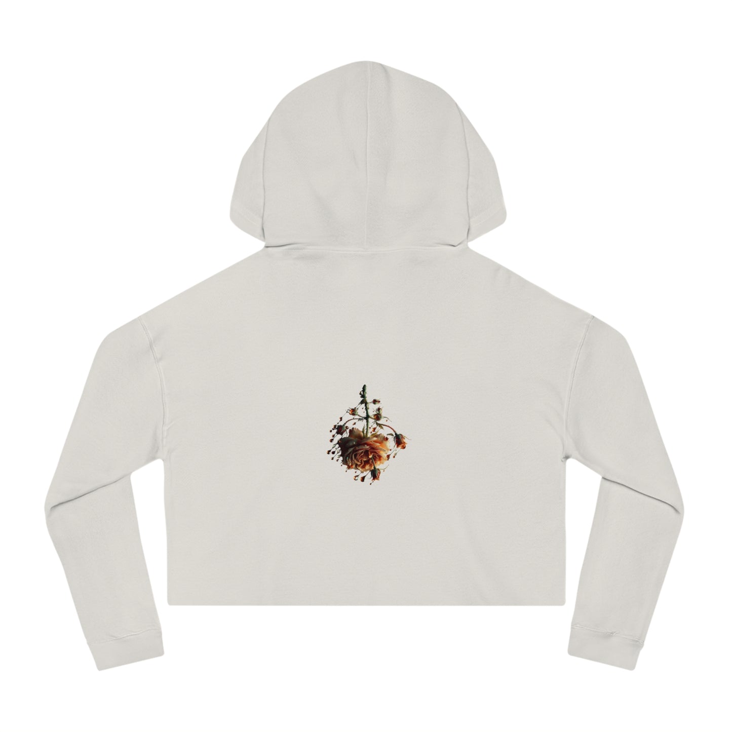 Cropped Hoodie Rosez r Red