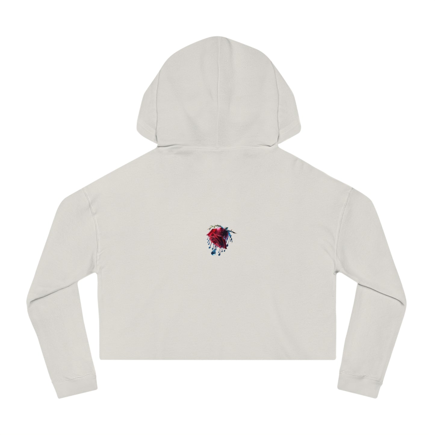Cropped Hoodie Rosez r Red