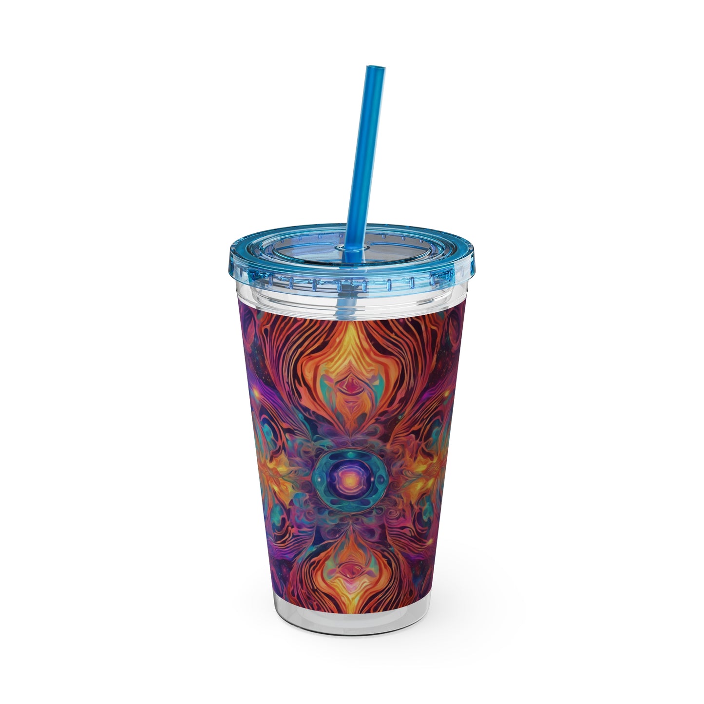 Sunsplash Tumbler with Straw, 16oz