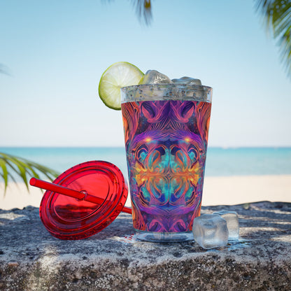Sunsplash Tumbler with Straw, 16oz