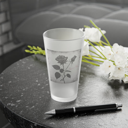 Frosted Pint Glass, 16oz