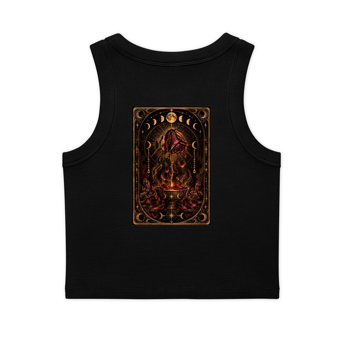 Women's Organic Rib Crop Tank