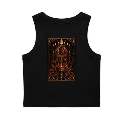 Women's Organic Rib Crop Tank