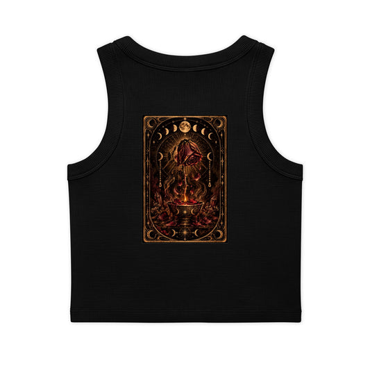 Women's Organic Rib Crop Tank