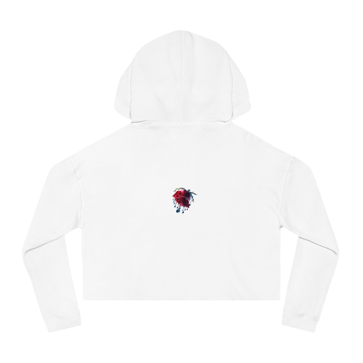 Cropped Hoodie Rosez r Red