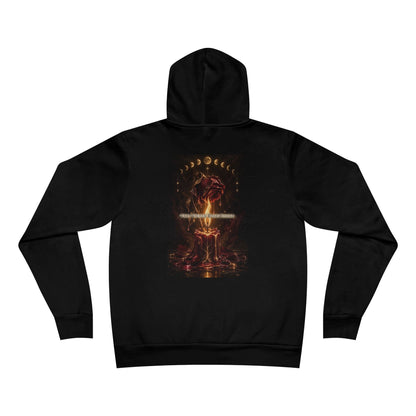 Wilted Rose Ritual Sponge Fleece Pullover Hoodie