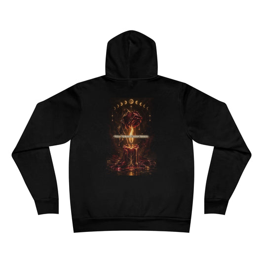 Wilted Rose Ritual Sponge Fleece Pullover Hoodie
