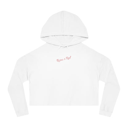 Cropped Hoodie Rosez r Red