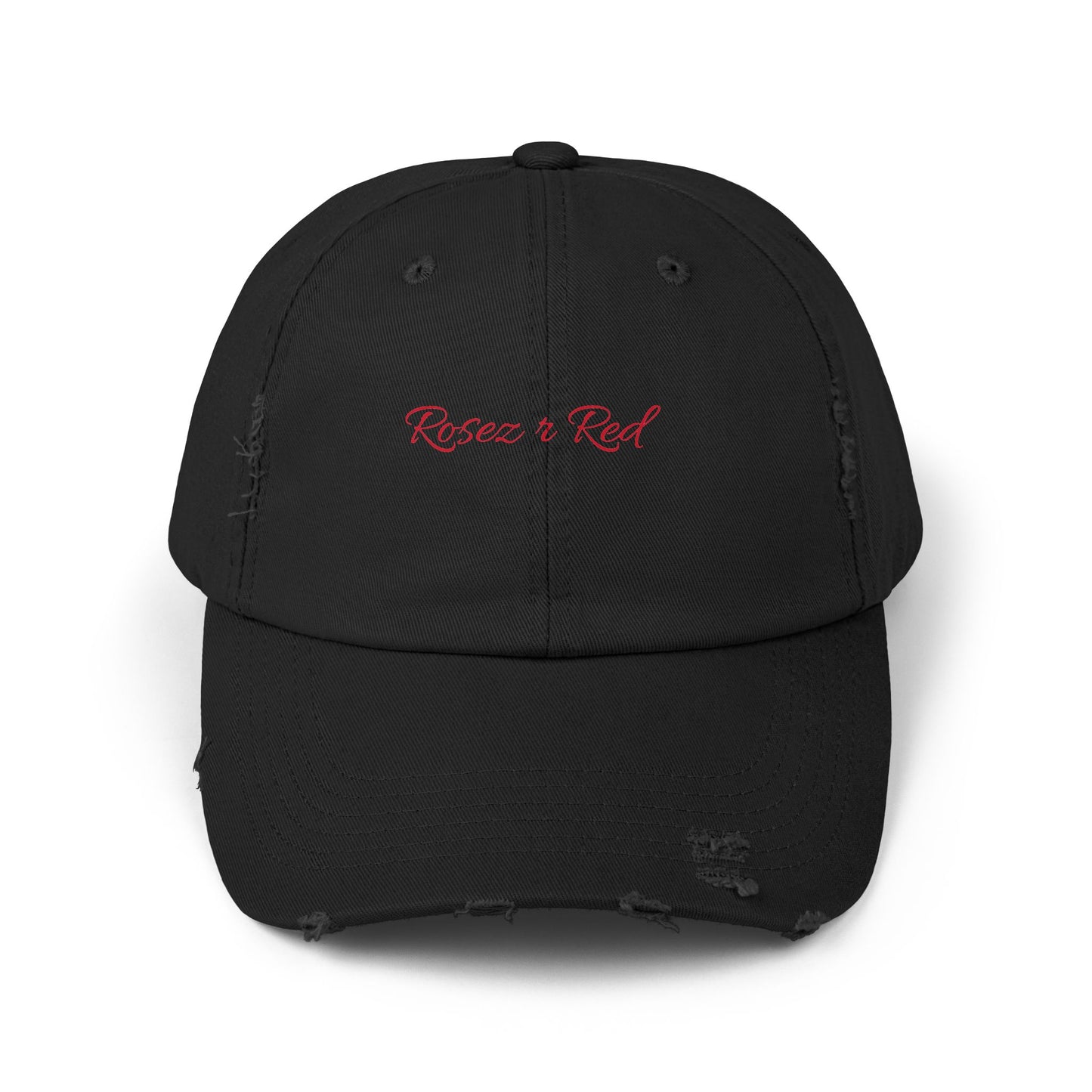 Distressed Cap - Rosez r red Design