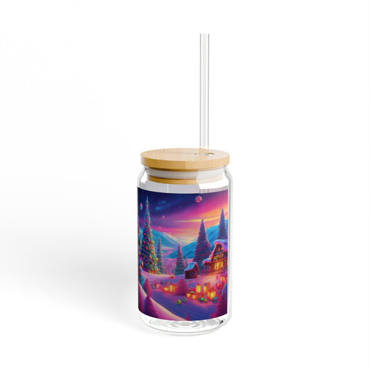 Christmas Magical Nights Sipper Glass, 16oz