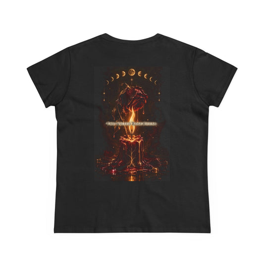The Wilted Rose Ritual Tee Women's Midweight Cotton Tee