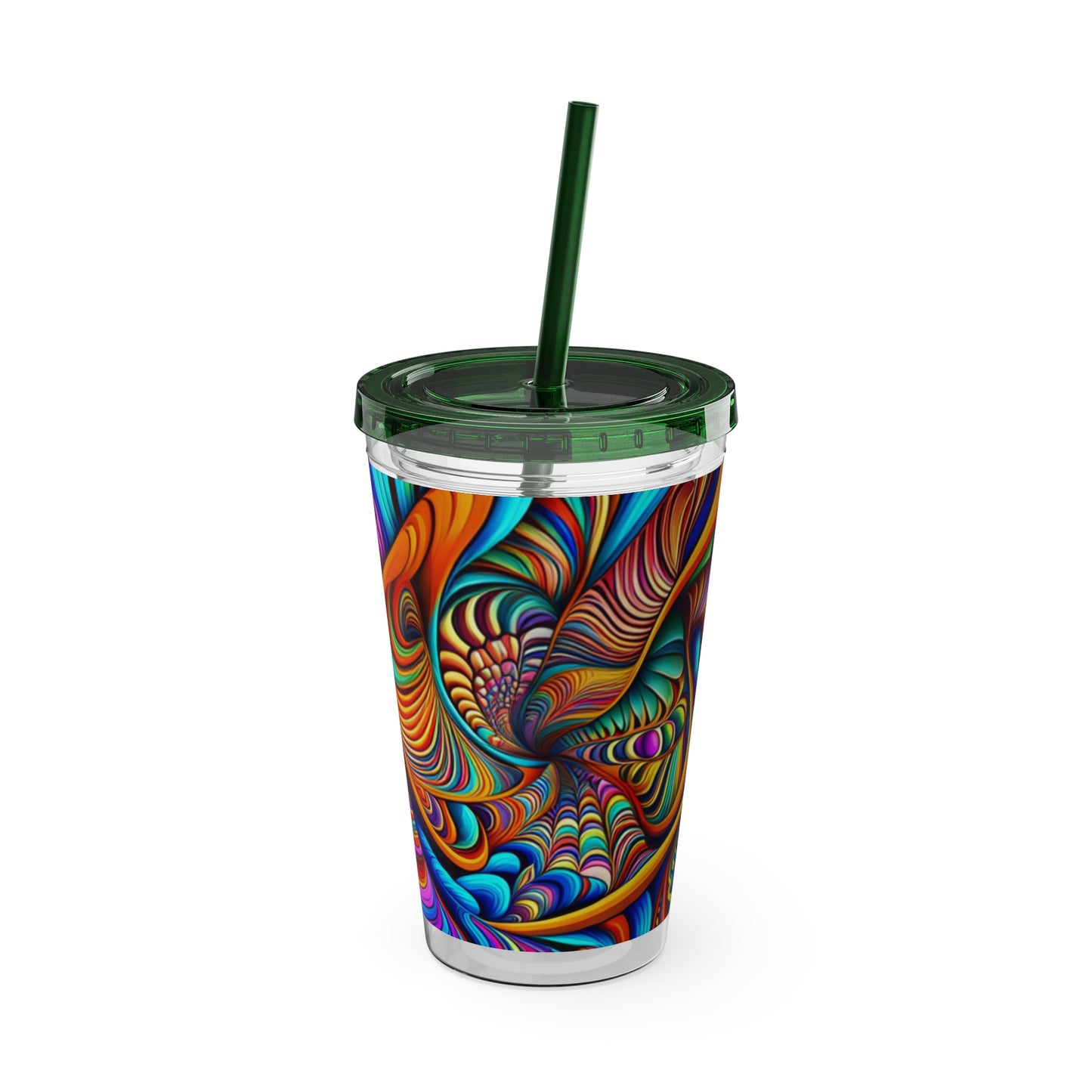 Sunsplash Tumbler with Straw, 16oz