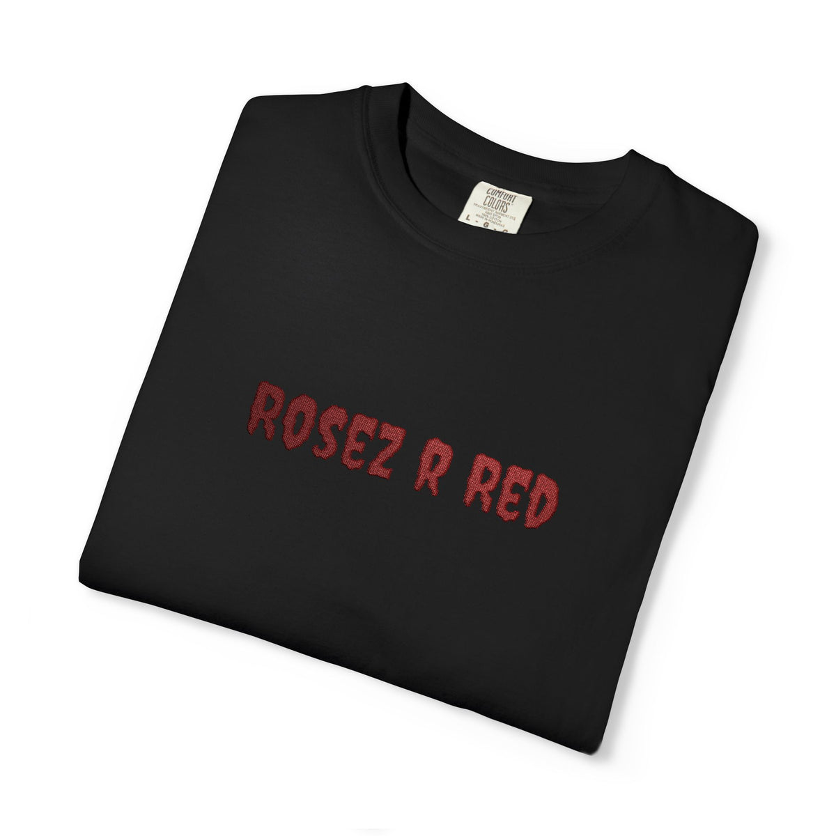 Rosez R Red Embroidered Tee