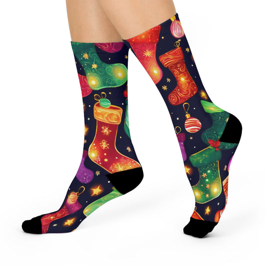 Christmas Cushioned Crew Socks