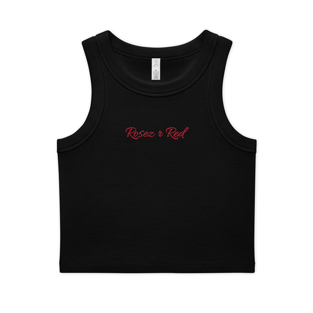 Women's Organic Rib Crop Tank