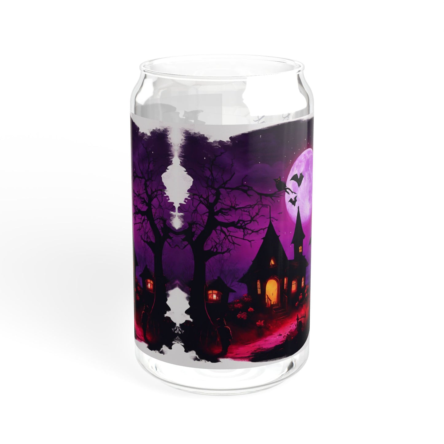 Halloween Sipper Glass: On This Night, Restless Spirits Escape From Dreams