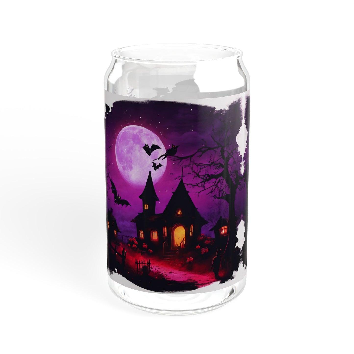 Halloween Sipper Glass: On This Night, Restless Spirits Escape From Dreams